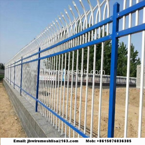 Poedercoating Veiligheid Zinc Steel Fence